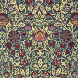 Custom Made William Morris Violet & Colombine Blackout/Lining Curtains 3