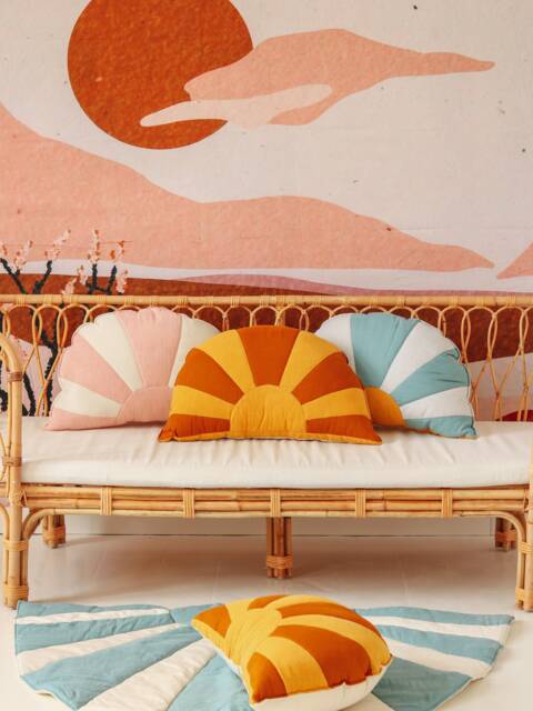 "Sun Pillow ""Caramel By The Sea" - image 1