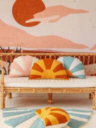 "Sun Pillow ""Caramel By The Sea" - thumbnail 1