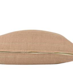 Amber Pillow - Woven Cotton Terracotta Pillow - thumbnail 3