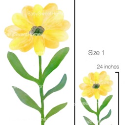 Wall Decal Flower Yellow No.8, Home D??cor, Kitchen Floral Decal, Nursery Decor, Dream Meadow Collection - thumbnail 3