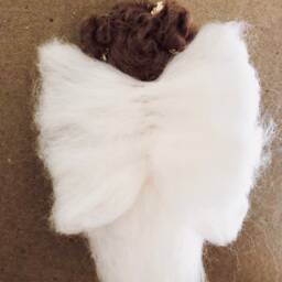 Needle Felted Angel-Fairy Christmas Ornament - thumbnail 3
