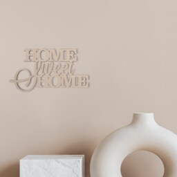 Home Sweet Wood Cutout Unfinished Wall Decor - thumbnail 4