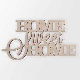 Home Sweet Wood Cutout Unfinished Wall Decor - thumbnail 3