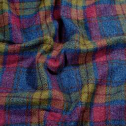 Harris Tweed Callanish Tartan - Luxury Large Pure Wool Throw Blanket 150x200cm/59x79 - thumbnail 2