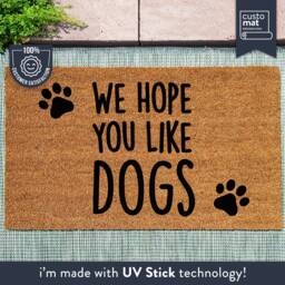 We Hope You Like Dogs - Dog Doormat Cute Animal Lover Gift Funny - thumbnail 1