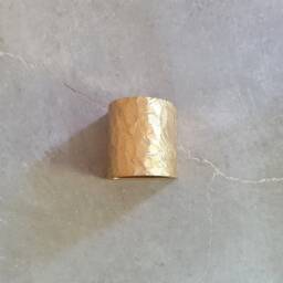 Handmade Gold Ceramic Wall Sconce Diamond Cut Led Light - thumbnail 3
