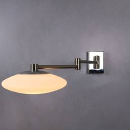 Adjustable Wall Lighting - Nickel Lamp Vanity Light Fixture, Sconce , Bedroom Chrome - thumbnail 3