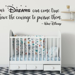Inspirational Quote Wall Decal, All Our Dreams, Home Decor - thumbnail 3