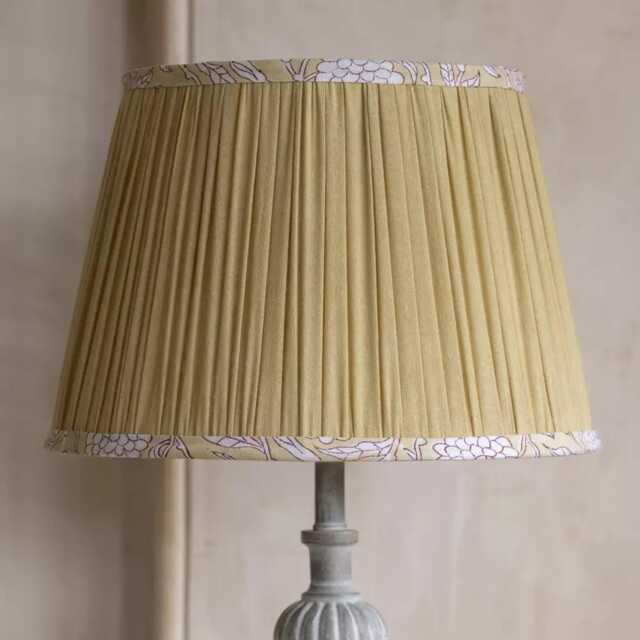 Cotton Lampshade Only - Boho Biscotti Colour Block Print Inside Lamp Shade Easy Fit Table - image 1
