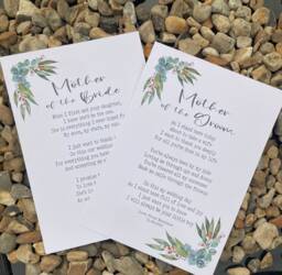 Personalised Mother Of Bride/Groom Poem Print - Wedding Thank You Gift - thumbnail 1