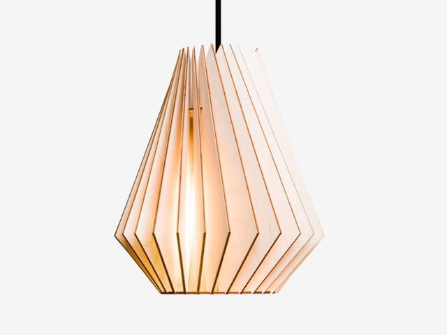 Hektor Wood Lamp, Wooden Lampshade, Pendant Lighting, Hanging Light, Design - image 1