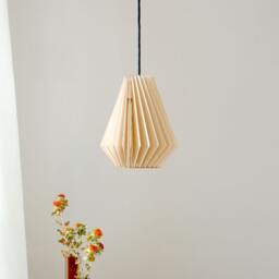 Hektor Wood Lamp, Wooden Lampshade, Pendant Lighting, Hanging Light, Design - thumbnail 3
