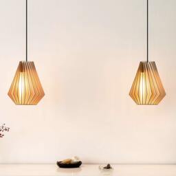 Hektor Wood Lamp, Wooden Lampshade, Pendant Lighting, Hanging Light, Design - thumbnail 2