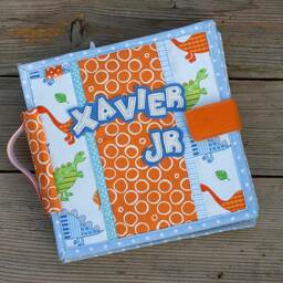 Personalized Cover For Custom Built Quiet Book By Tomtoy, 20x20cm - thumbnail 3