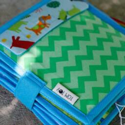 Personalized Cover For Custom Built Quiet Book By Tomtoy, 20x20cm - thumbnail 2