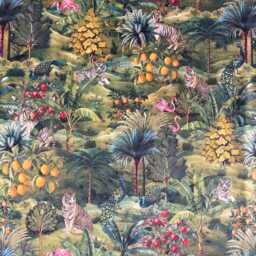 Double Sided Royal Garden Velvet Throw - thumbnail 4