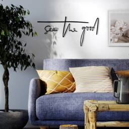 See The Good Metal Wall Art Modern Bedroom Decor - thumbnail 3