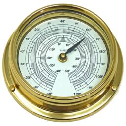 Tabic Classic Brass Thermometer, Heavy Lacquered - 1/2Kg, Handmade in England By - thumbnail 2
