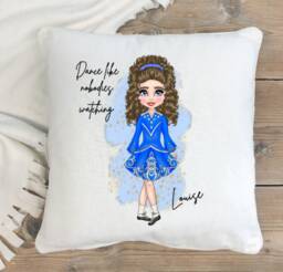 Personalized Irish Dance Cushion, Dancing Gift, Ceili, Girls Gifts - thumbnail 1