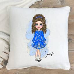 Personalized Irish Dance Cushion, Dancing Gift, Ceili, Girls Gifts - thumbnail 2