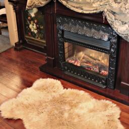 Faux Fur Bear Pelt Rug - Shaggy Accent Rug, Choose Your Size - thumbnail 2