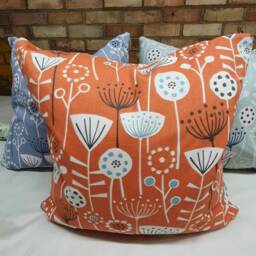Orange Bergen Scandi Lampshade, Table Lampshade Ceiling Pendant County - thumbnail 2