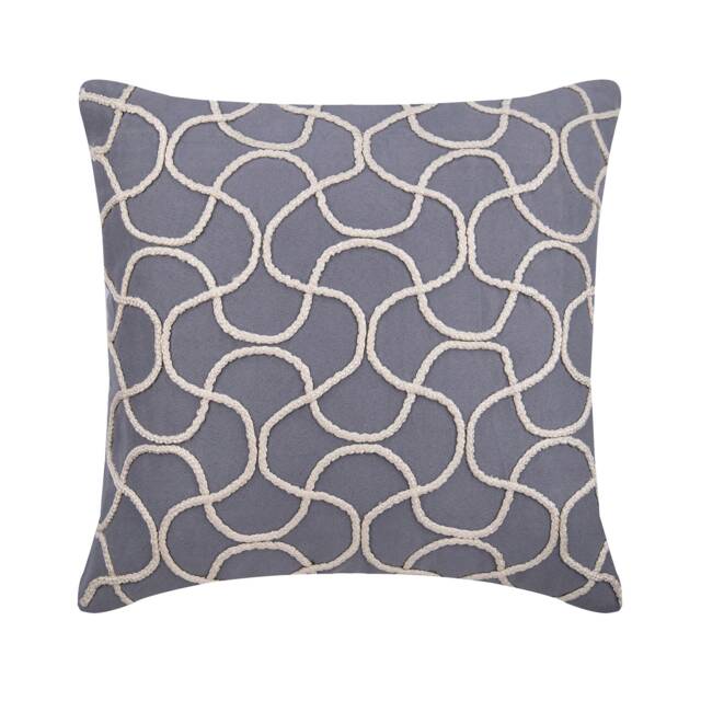 "Decorative Gray Couch Cushion Cover 16""x16" - image 1