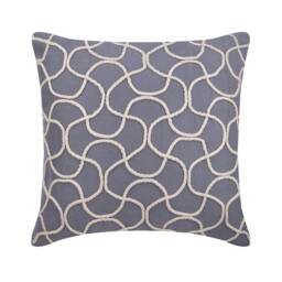 "Decorative Gray Couch Cushion Cover 16""x16" - thumbnail 1