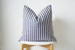 Indigo Striped Pillow Cover - thumbnail 1