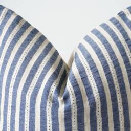 Indigo Striped Pillow Cover - thumbnail 3