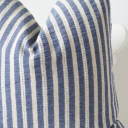 Indigo Striped Pillow Cover - thumbnail 2