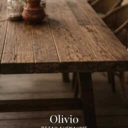 "Solid Wood Garden Table ""Olivio" - thumbnail 2