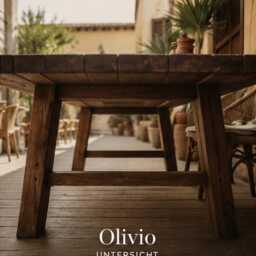 "Solid Wood Garden Table ""Olivio" - thumbnail 3