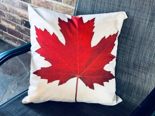 Red Leaf Decorative Pillow Covers - image 1