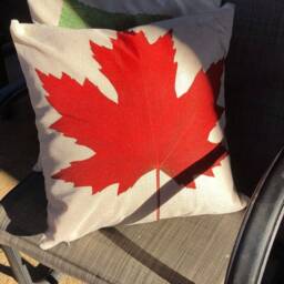 Red Leaf Decorative Pillow Covers - thumbnail 3