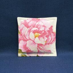 Vanilla Lavender Pillow, Mini Decorative Pillow With Flowers, 14 X cm/ 5.5 5.5 - thumbnail 2