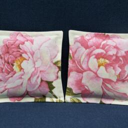 Vanilla Lavender Pillow, Mini Decorative Pillow With Flowers, 14 X cm/ 5.5 5.5 - thumbnail 3