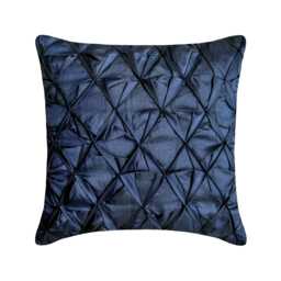 "Designer Navy Blue Cushion Pillow 16""x16" - thumbnail 1