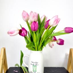 Personalised Mothers Day Ceramic Wellie Design Vase, Birthday Vase Gift, Gift For Mum, Mum Nanny Grandma - thumbnail 3