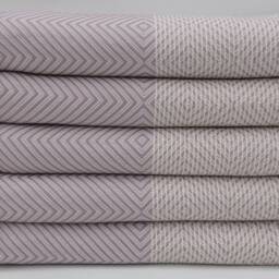 "Turkish Blanket, Lilac Blanket, Peshtemal Cover, Beach Towel, Turkish Cotton Blanket, Bed Cover, Turkish Throw, 75""x91" - thumbnail 2