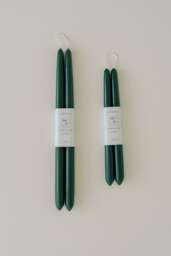 Beeswax Taper Candles Pure Candles, Forest Green Spring Decor, Easter Table Natural Handmade in Usa