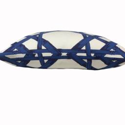 Thibaut Cyrus Cane Summer House Collection Navy Cushion Cover Pillow Double Sided - thumbnail 3
