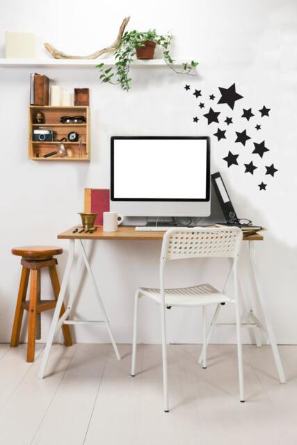 Simple Small Stars Multi-Sized - Wall Decal Custom Vinyl Art Stickers - image 1