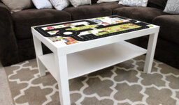 Ikea Lack Table Decal Kids City Road Play Mat - 90x55cm