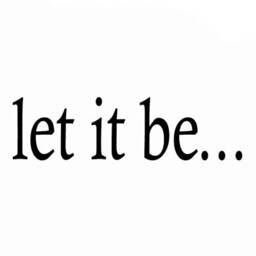 Let It Be... Vinyl Wall Art Decal Inspirational Quote - Vwaq - thumbnail 2