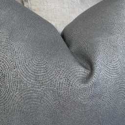 Elegant Grey - Silver Shimmer Scatter Cushion Cover - Luxury Designer Fabric For Sofa Bed Decor - thumbnail 3