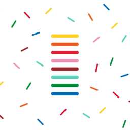 Sprinkles Wall Decals, Rainbow Confetti Stickers, Modern Kids Nursery Decor - thumbnail 2