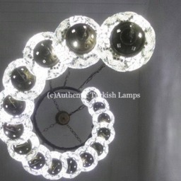 16 Ball Mosaic Lamps, Morocco Lantern, Chandelier, Turkish Light, Hanging Lamp, Lighting, Mosaic Lamp, Mosaic Glass, Morocco Lighting - thumbnail 3