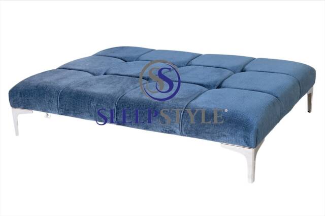 Handmade Large Cube Upholstered Footstool - Coffee Table Available in Various Colors & Fabrics - image 1